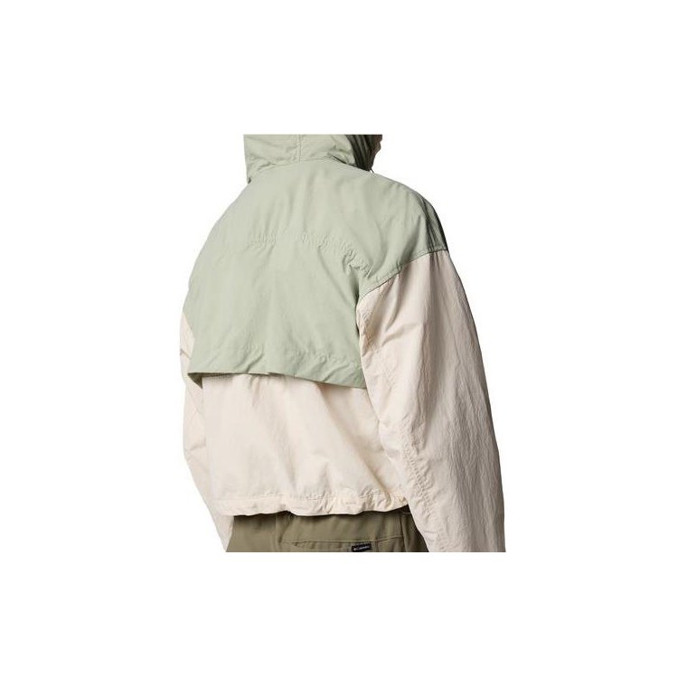 Columbia W Spire Valley Cropped Windbreaker Safari/Dark Stone