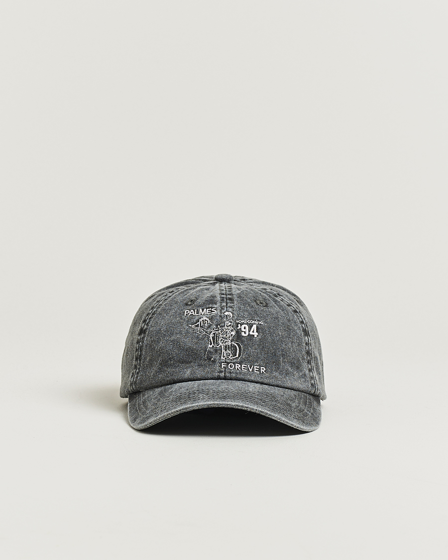 Palmes 6-Panel Cap Charcoal