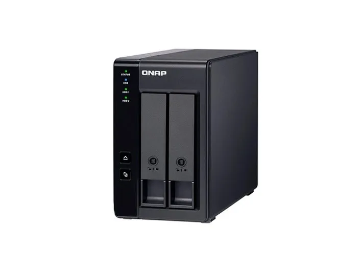 QNAP TR-002 - Harddisk-array - 2 bays (SATA-600) - USB 3.1 Gen 2 (ekstern)