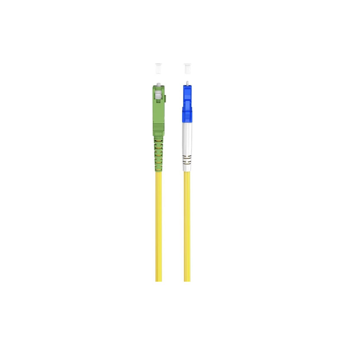 Goobay Fiberoptisk kabel (FTTH), Singlemode (OS2) Gul, Gul (Simplex), 3 m