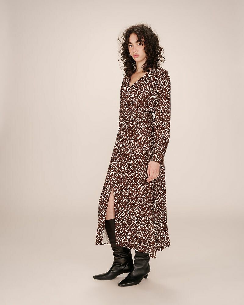 GRACE & MILA<br>Vestido longo estampado SOISSON
