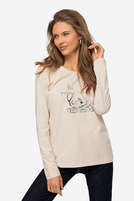 T-Shirt, Eisbären Geschenke, Rundhals, Langarm