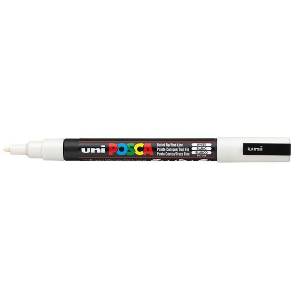 Køb Posca Uni Marker PC-3M Hvid