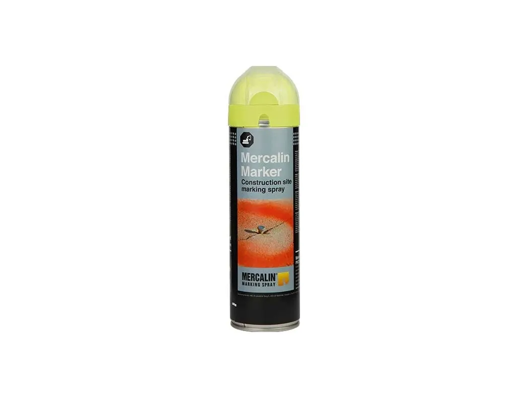 Mercalin Marker fluo 500 ml gul