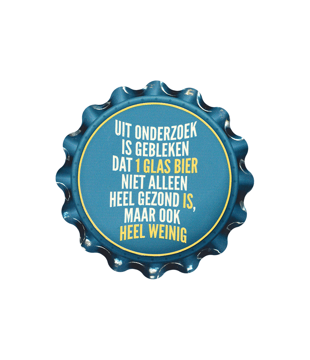 Blauwe Onderzetters Onderzoek 11cm
