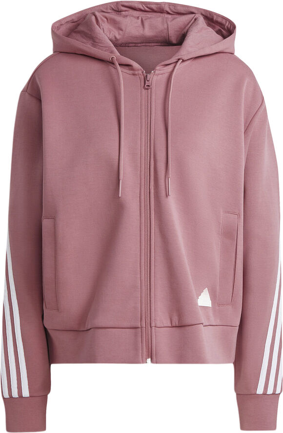 adidas Future Icons 3-Stripes Full-Zip hættetrøje Pink