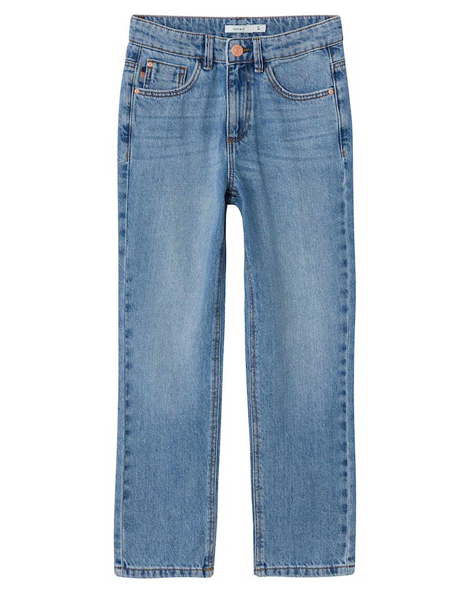 Jeans NKFROSE HW STRAIGHT 9222-BE in medium blue denim