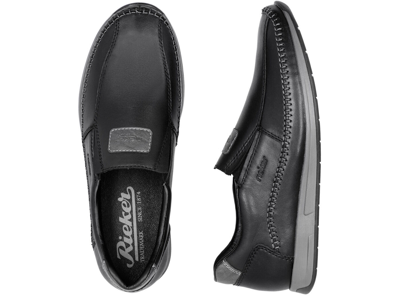 Rieker Slipper aus Nappaleder