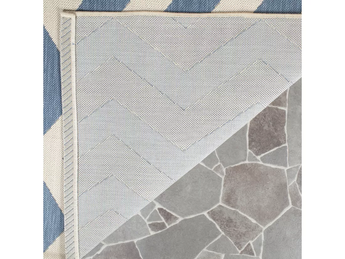 Tapis Blue & Beige 122 X 170 cm - Amalfi