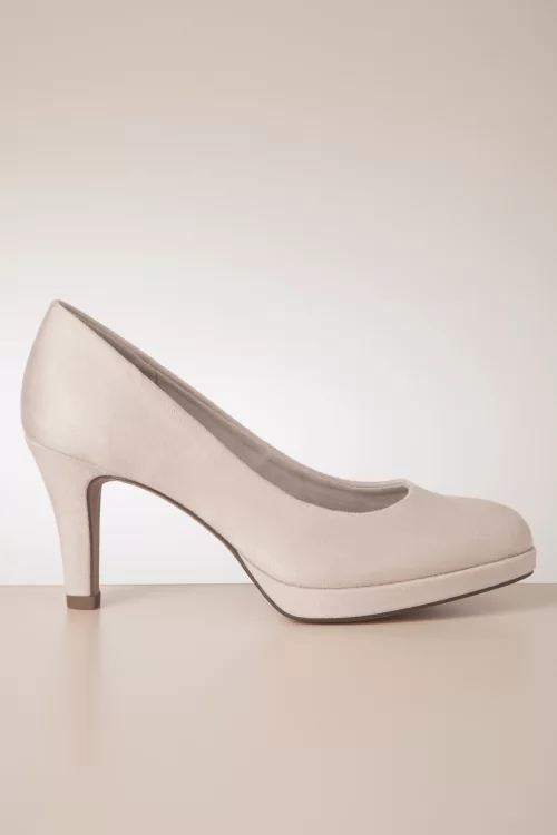 Tamaris Bernice pumps in ecru