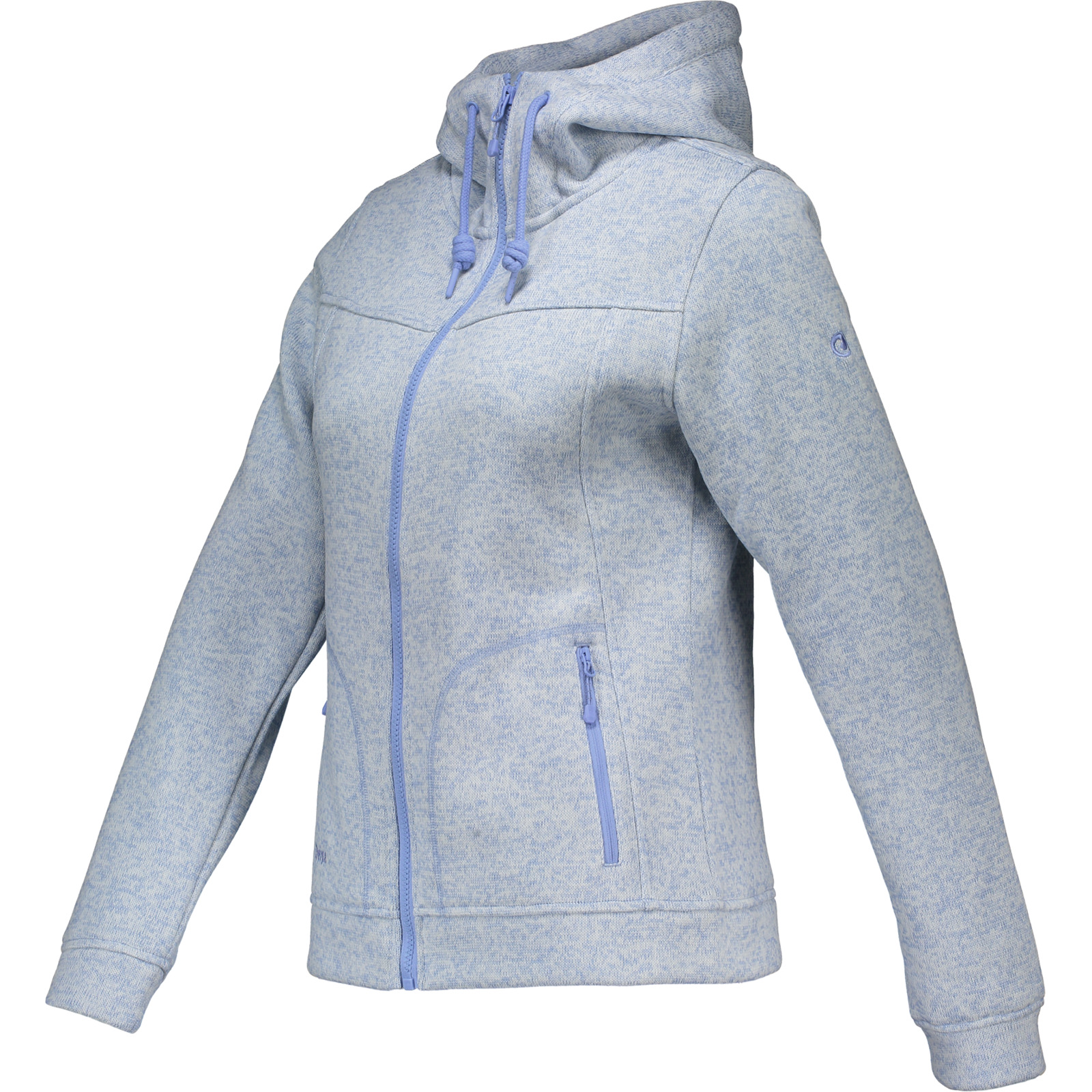 Sherpa Damen-Strickfleecejacke Methok L, hellblau