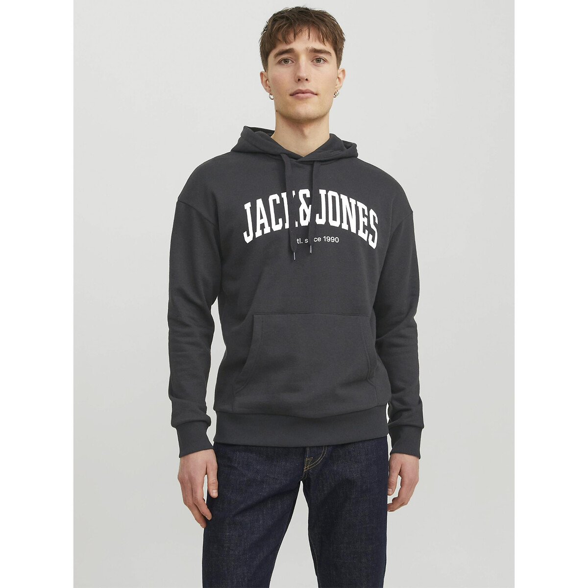 JACK & JONES<br>Moletom com capuz e logotipo