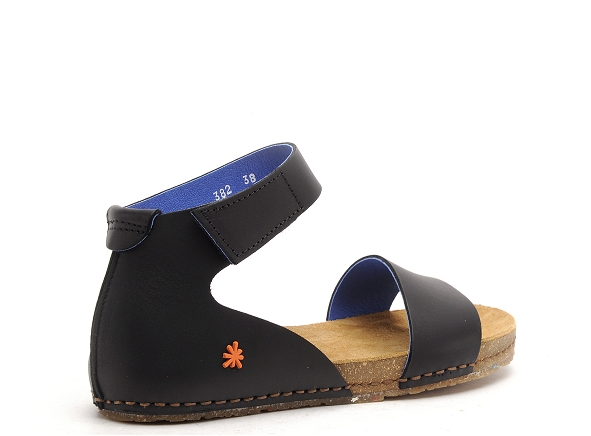 Art nu pieds plats femme creta 0382 noir