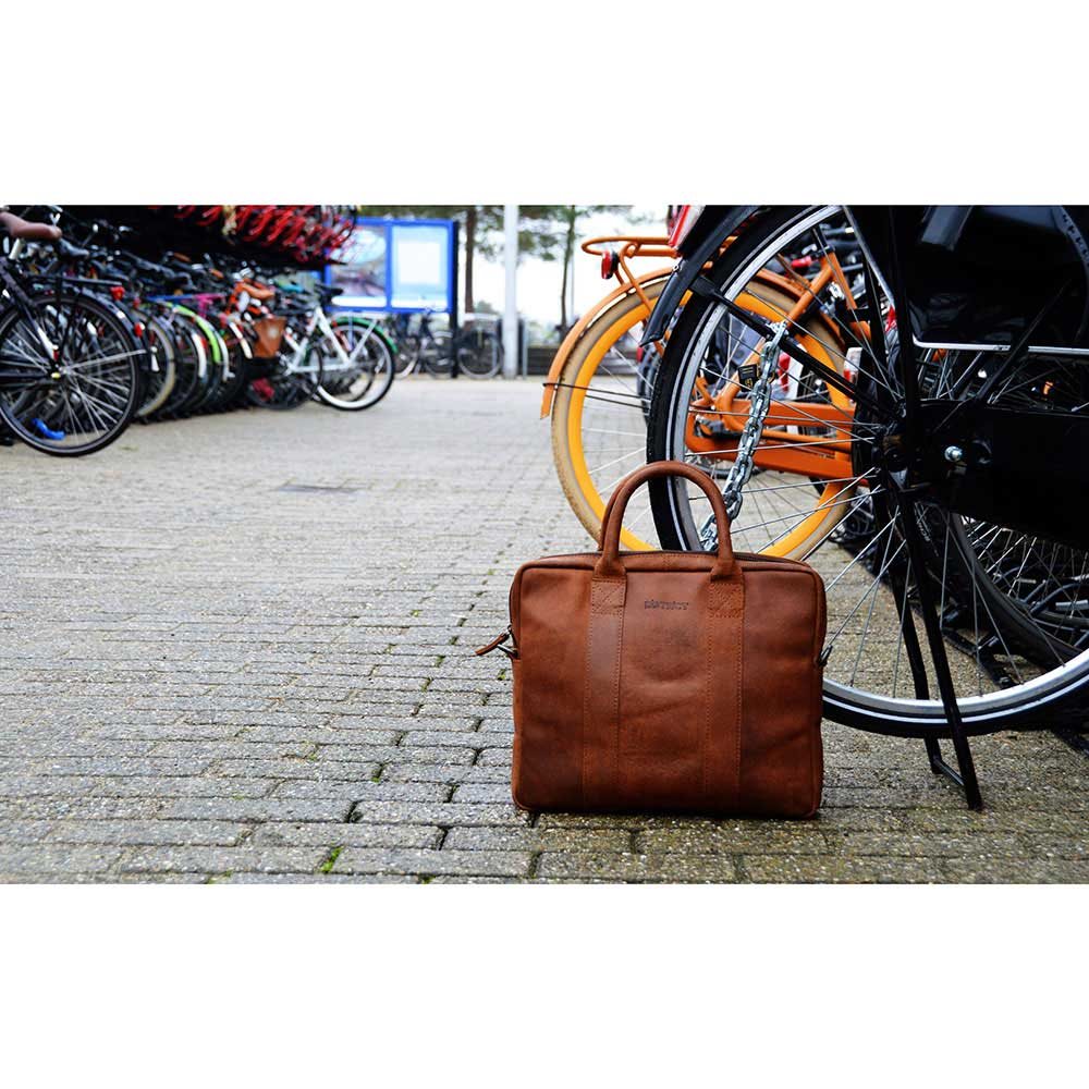 DSTRCT Main Street Workingbag 13.3'' cognac