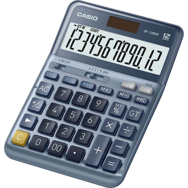 Calculatrice de bureau Casio DF-120EM
