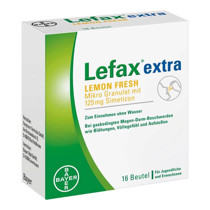 Lefax extra Lemon Fresh Granulat, 16 St