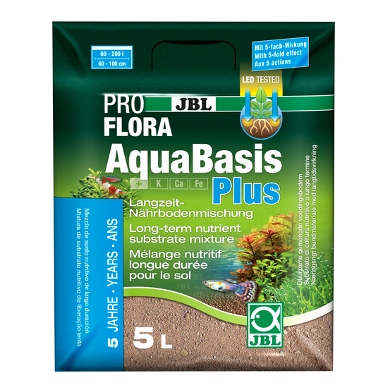 Substrat de sol aquarium AquaBasis plus 5L