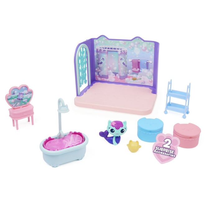 Gabby's Dollhouse - Deluxe-Raum - Badezimmer mit MerCat-Figur