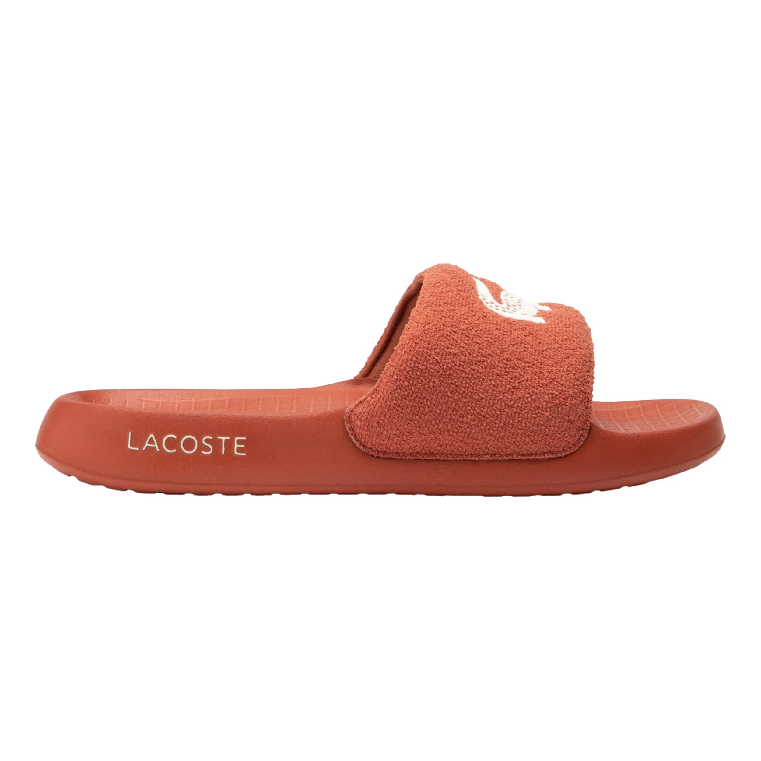 Lacoste Serve Slide 1.0 Tongs Femmes - Rouge Vin