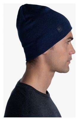 Bonnet Unisexe Buff Midweight Merino Bleu Foncé