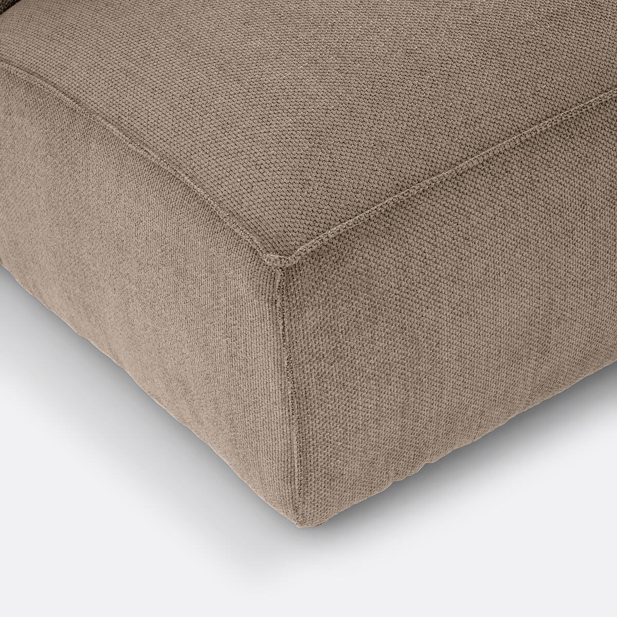 LA REDOUTE INTERIEURS<br>Banco modular em tecido texturizado, Seven