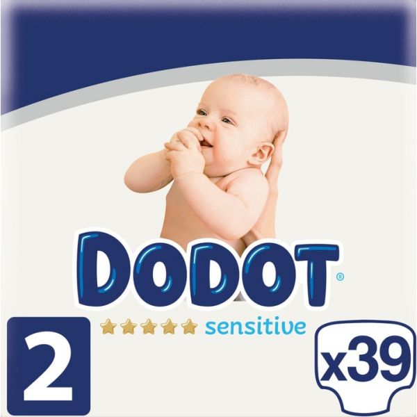 Dodot Fraldas Sensitive T2 4-8Kg x39 un