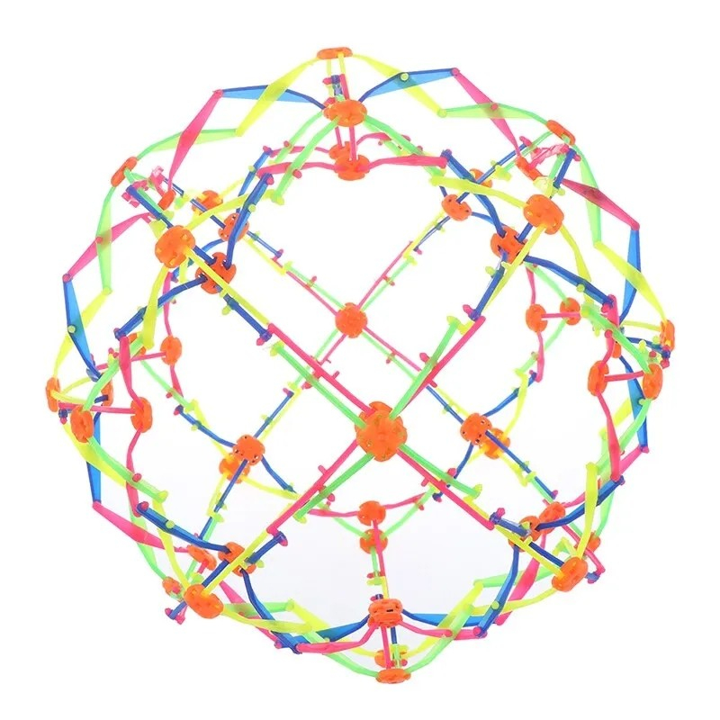 (Ø24cm) Anti Stress Magic Sphere Ball Kinder Expandaball Dekompressions Spielzeug Erweiterbarer Atemball - Bunt