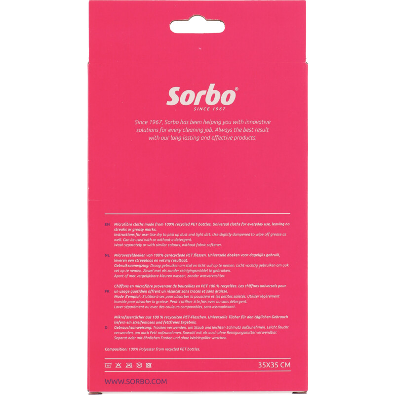 Sorbo Recycled microvezeldoekjes