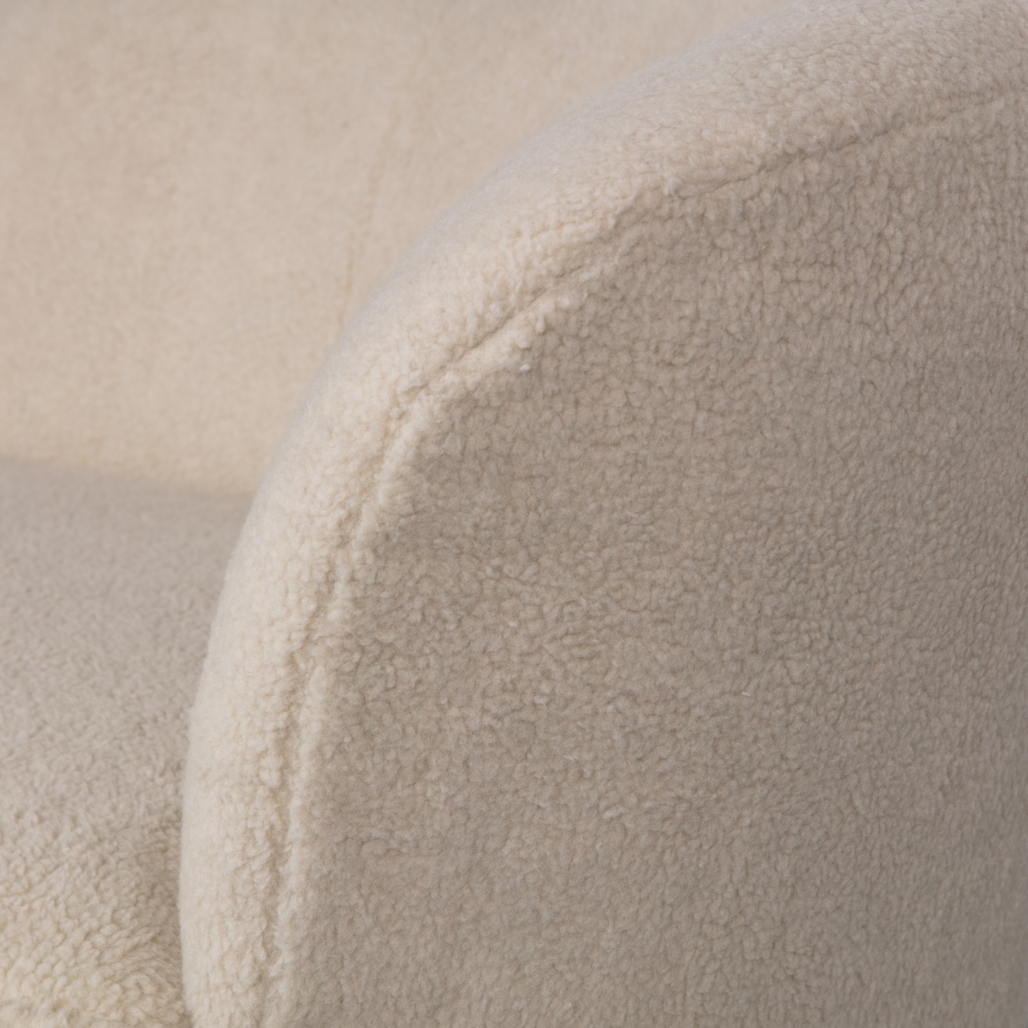 Lounge fauteuil Sara Sara Lounge Fauteuil Links - Teddy - Off white