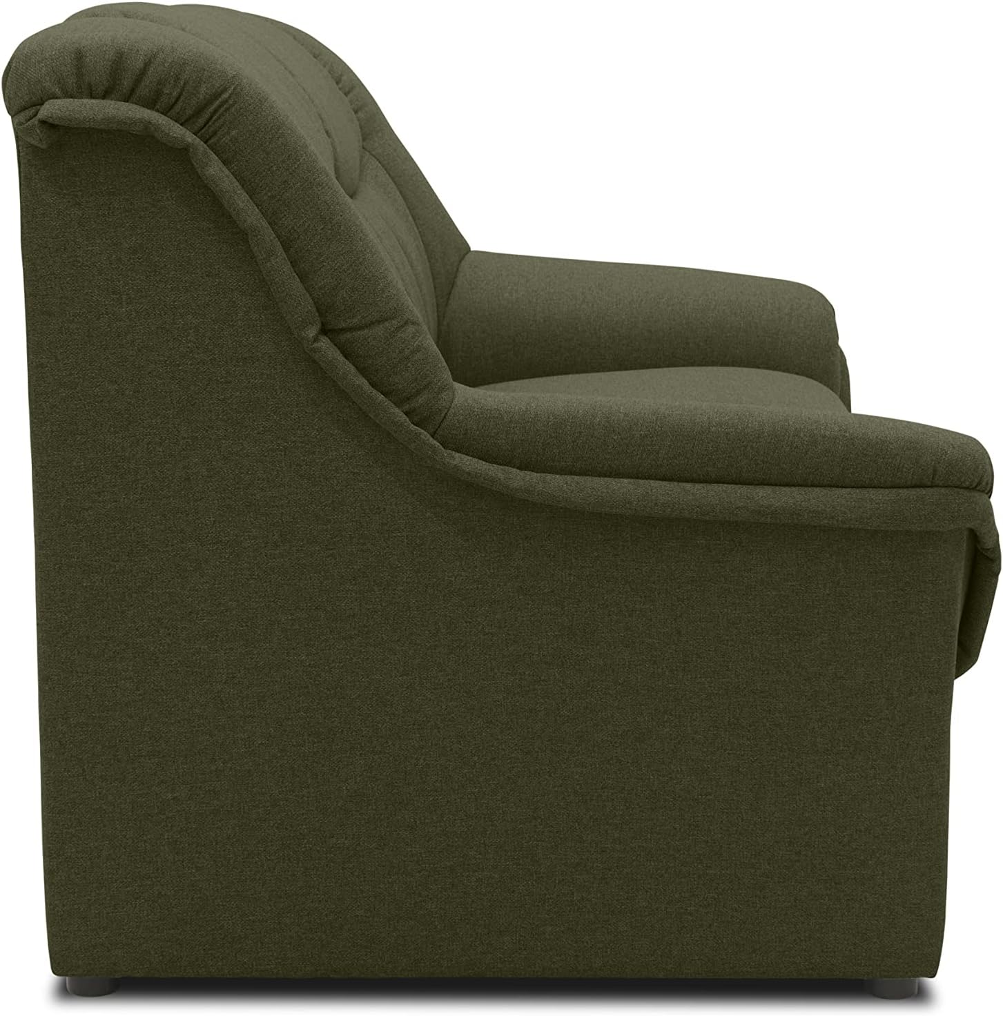 DOMO. collection Sofa Berlin, klassisches 2er Sofa, Polstergarnitur mit hochwertigem Federkern, 2 Sitzer 143 x 90 x 89 cm (BxTxH), grün