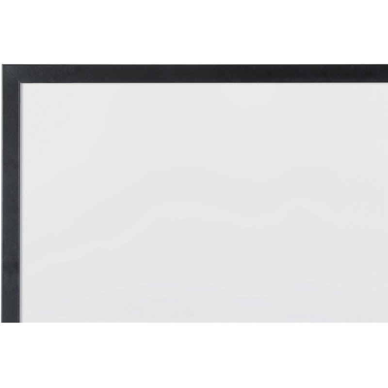 Tableau blanc acier émaillé magnétique cade noir 240 x 120 Curvo Bi Office