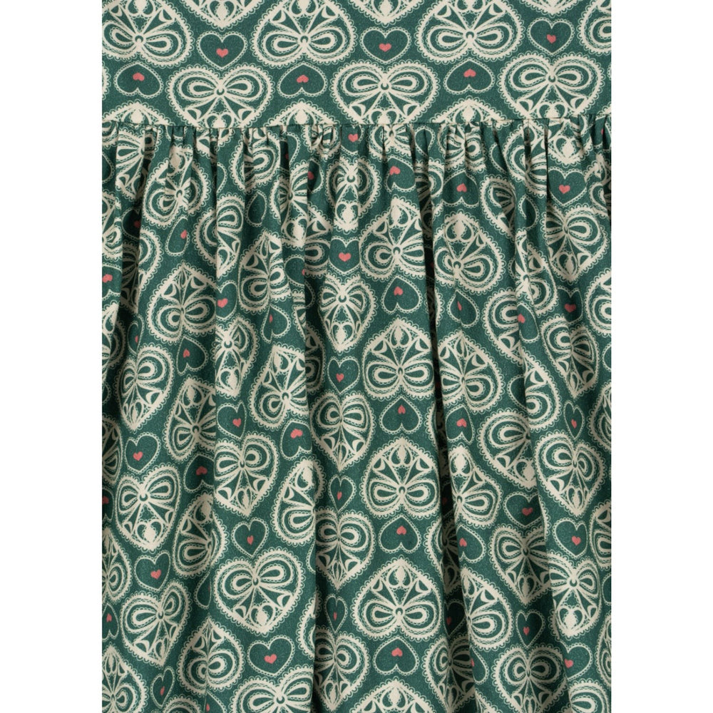Køb Konges Sløjd Lacy Green Coeur Lace Kjole GOTS