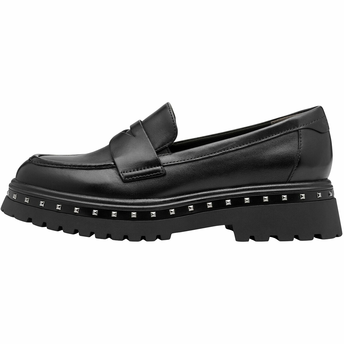 TAMARIS<br>Mocassins em leer