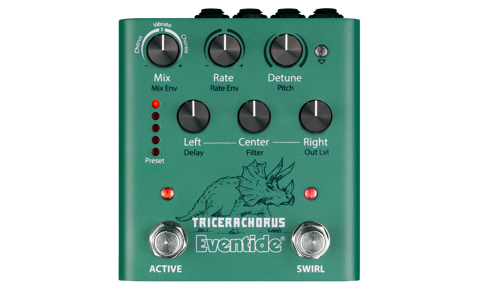 Pedal TriceraChorus<br>BBD-Style Tri-stereo Chorus Pedal