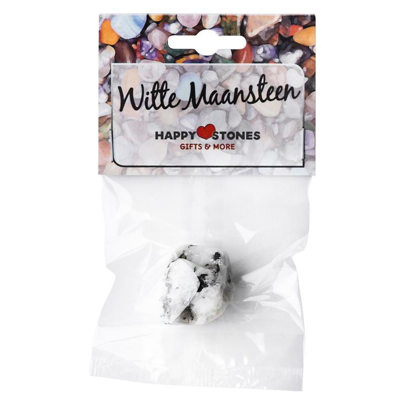 Happy Stones Witte Maansteen 1 Stuk