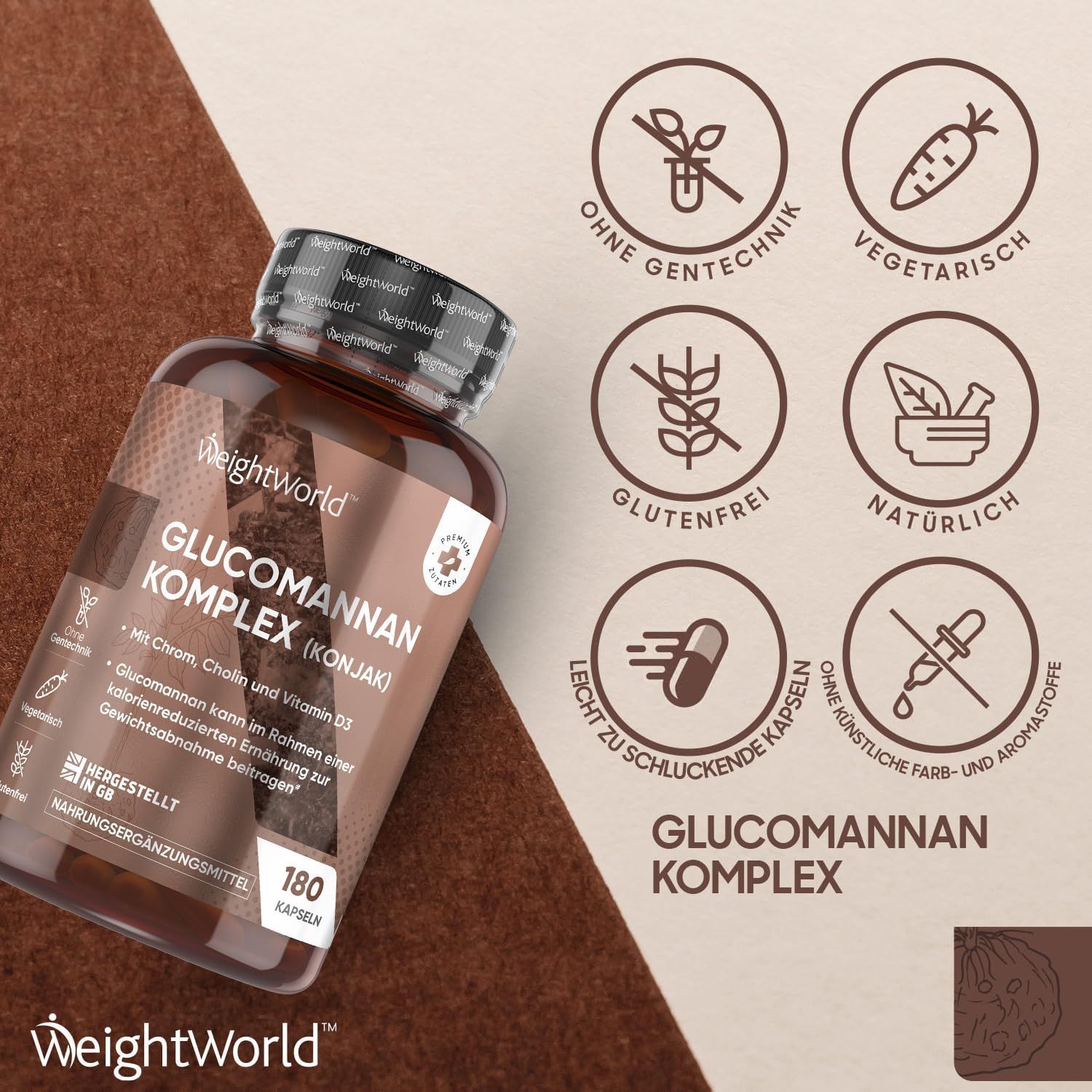 WeightWorld Glucomannan Komplex - Konjak