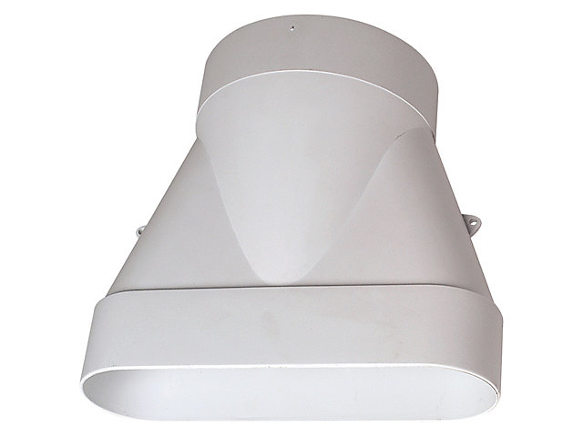 Raccord droit 100 x 40 Aldes pour gaine ø80 mm