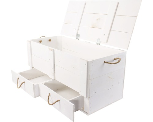 Vintage XXL ladekast, wit, 85x43x42 cm