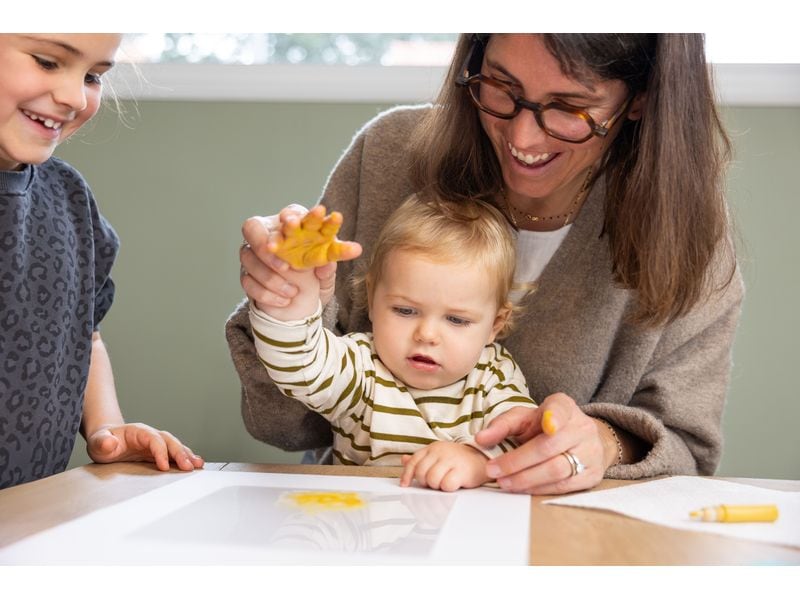 Tiny Love Familien Handabdrücke Ein kreatives Andenken für die ganze Familie
