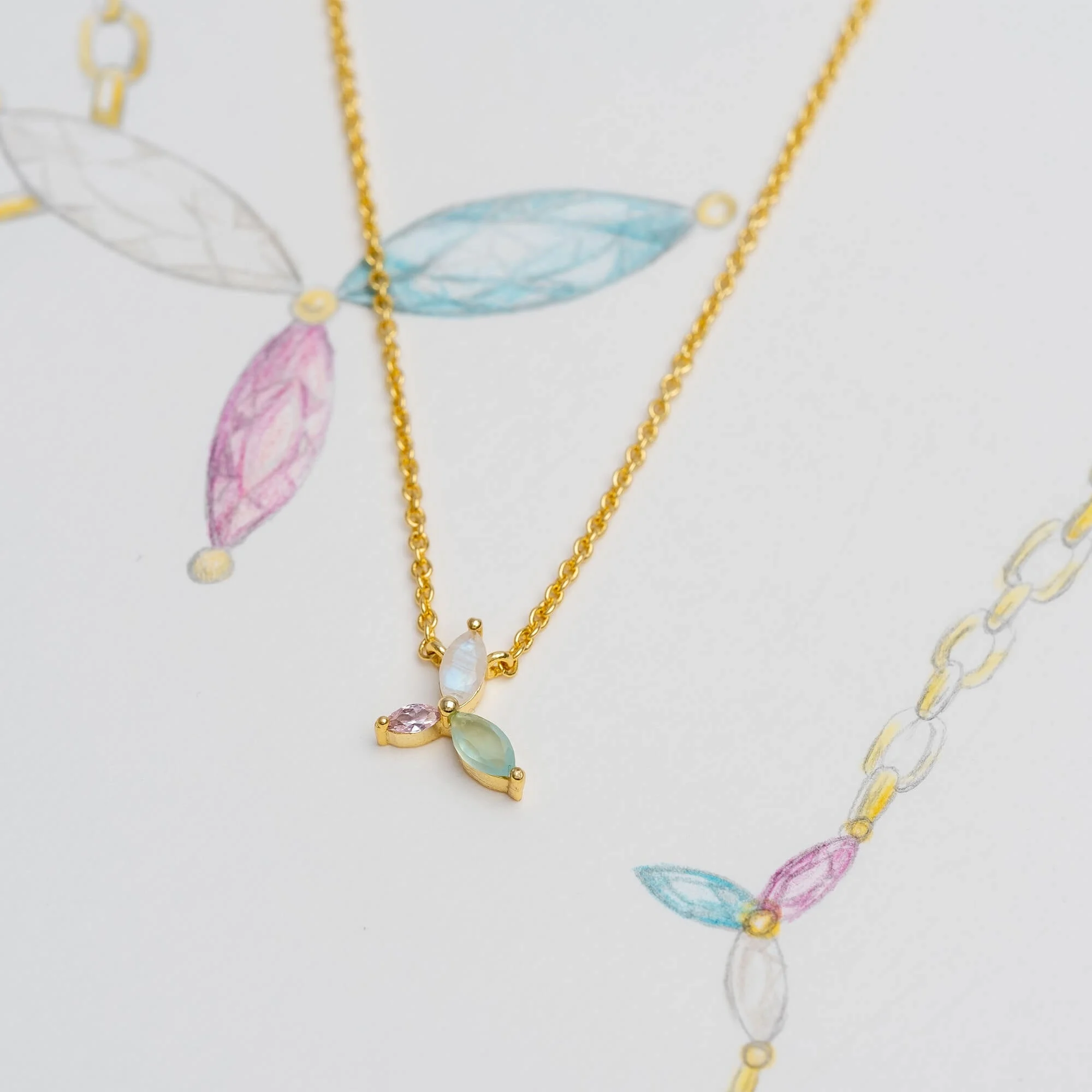 DENALI - Pendentif | Rose