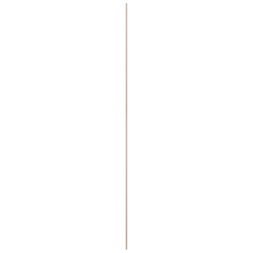 Lat grenen D-vorm 12,5x67,5 mm lengte 210 cm