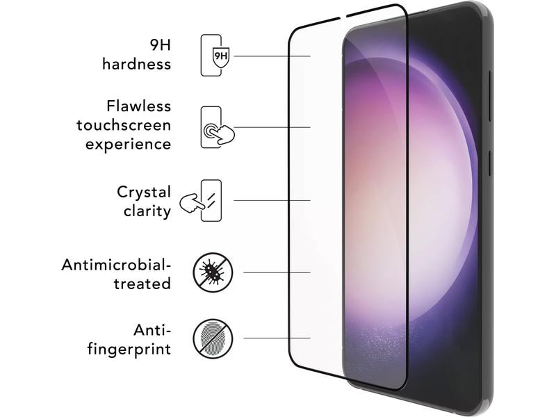 dbramante1928 Eco-Shield Galaxy S23 Display-Schutzfolie für das Samsung Galaxy S23