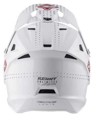 Casque Intégral Kenny Decade Graphic Lunis Blanc / Rouge