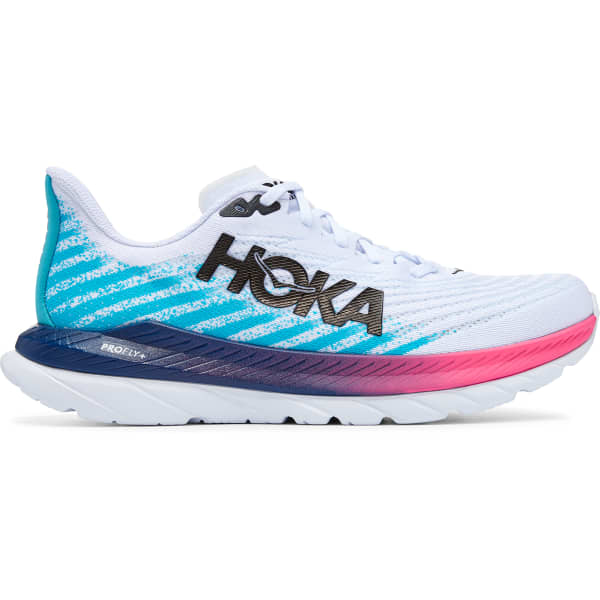 Chaussure running HOKA ONE ONE MACH 5 WHITE/SCUBA BLUE