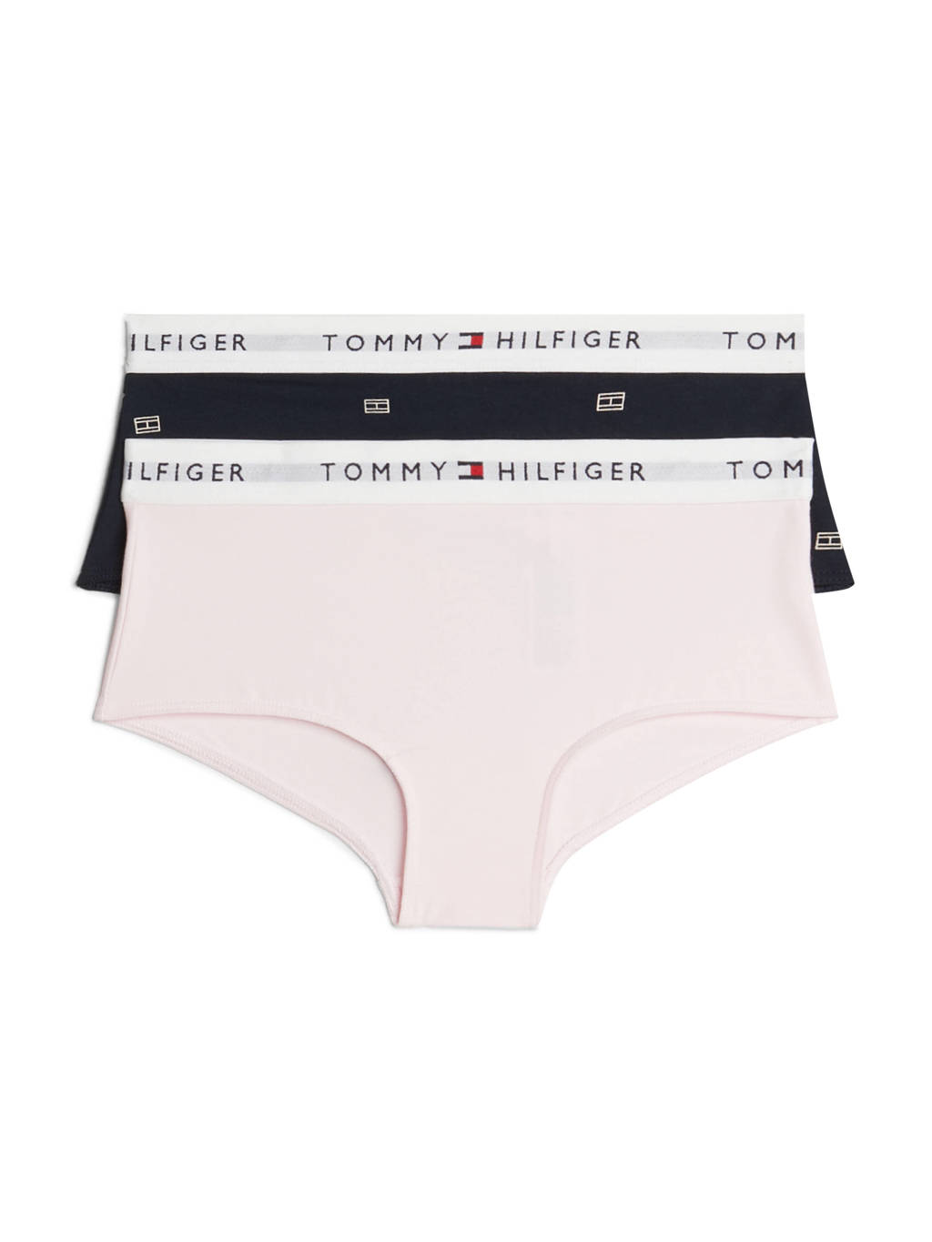 Hipster- set van 2 donkerblauw/lichtroze