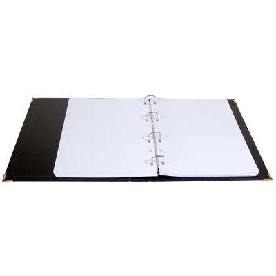Exacompta - Reliure registre Conseils d'administration - 32 x 26 cm - 4 anneaux avec recharge 100 feuillets