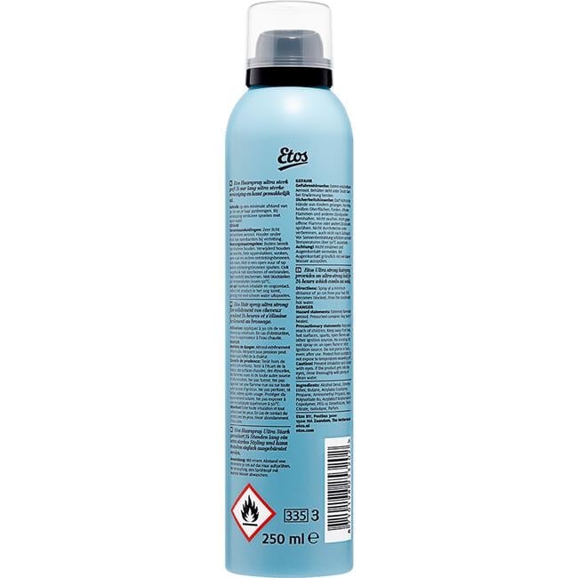 Etos Ultra Strong Hairspray 250 ML