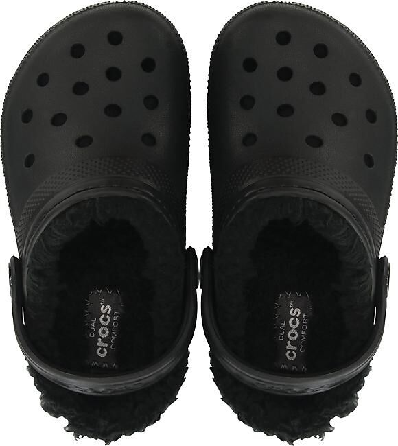 CROCS - CHAUSSONS CLASSIC LINED CLOG KID BLACK