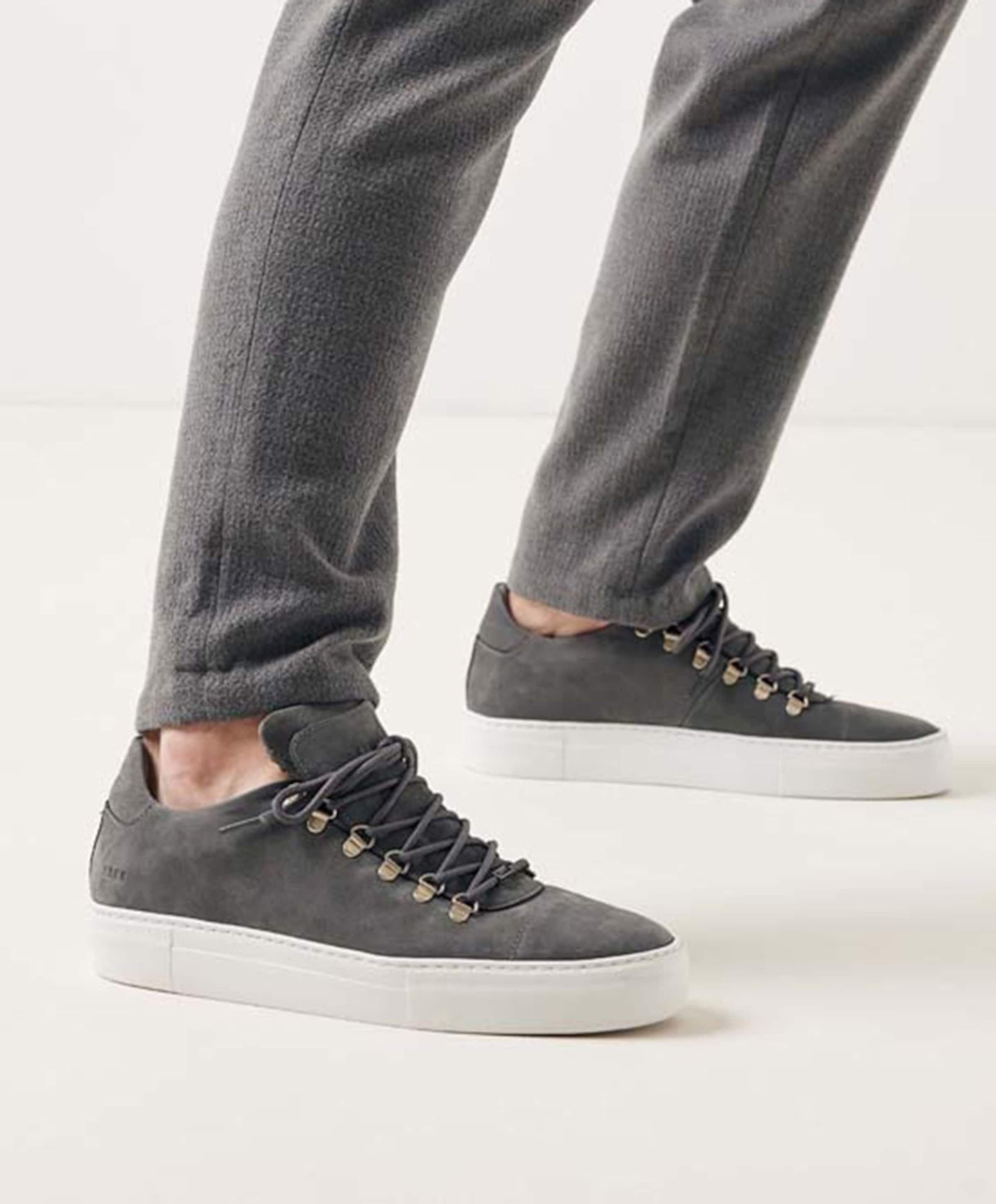 Nubikk Jagger Classic Nubuck  heren sneakers grijs