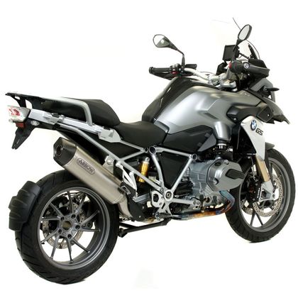 Silencieux Arrow Alu dark Maxi race-tech embout carbone